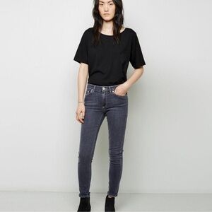 Acne Studios Skin 5 LT Raven Gray Skinny Jeans Sz 25 US